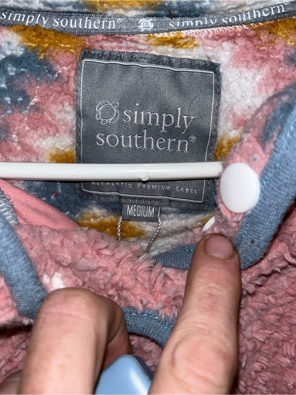 Women’s Simply Southern Medium Size 3/4 Zip Jacket - Picture 6 of 8